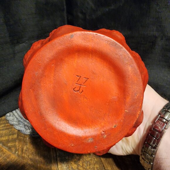 Ornate Red Decorative Vase VTG - Picture 6 of 8